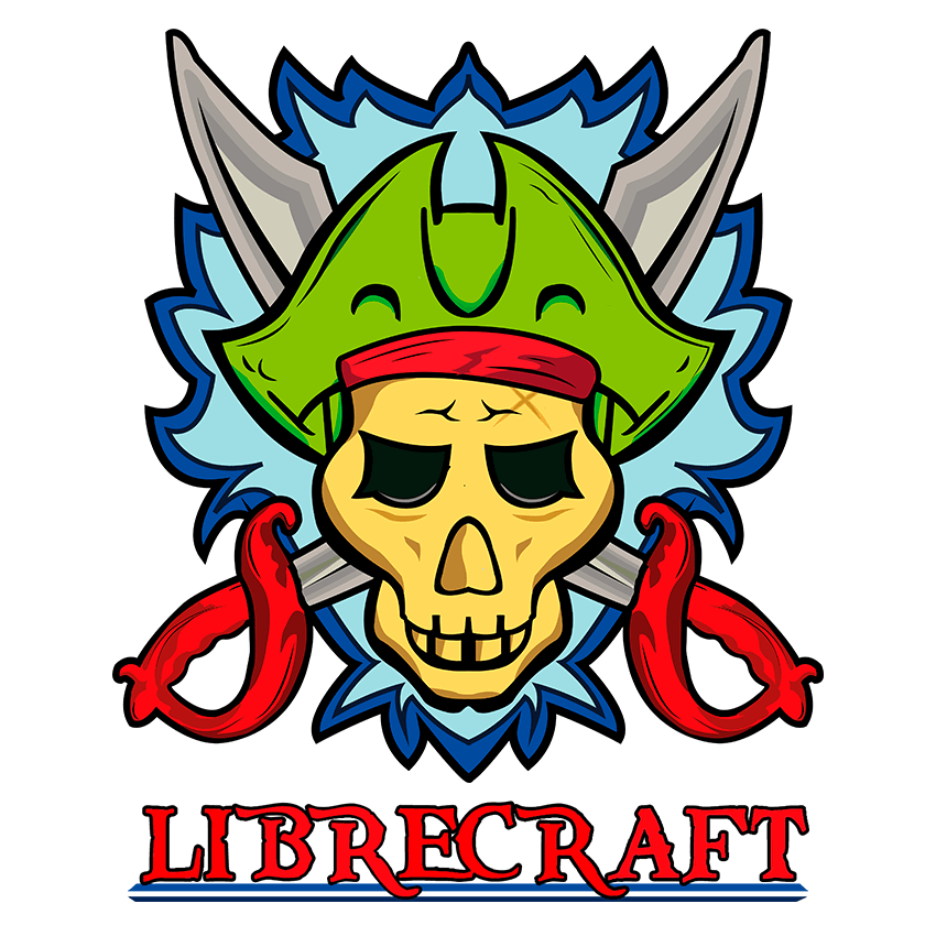 Librecraft 1:1 ratio logo